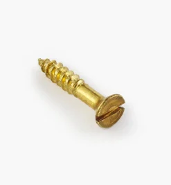 1/2" #2 Flat-Head Brass Screws