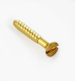 5/8" #2 Flat-Head Brass Screws