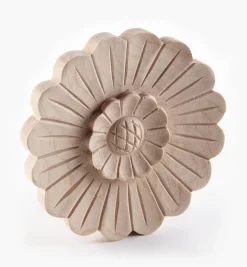 3 7/8" Hand-Carved Round Appliqué