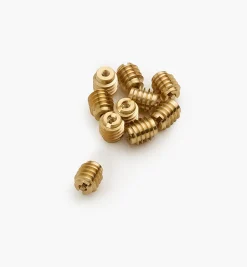 4-40 Brass Knife-Edge Insert Nuts