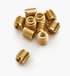 5/16-18 Brass Knife-Edge Insert Nuts