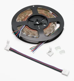 8' Color-Controlled RGB+W LED Tape Light Set, 60+60 LEDs/m