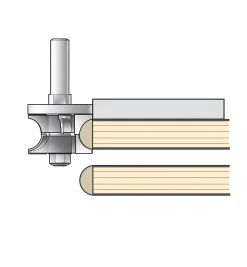 Adjustable Bullnose Edging Bit