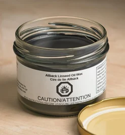 Allbäck Black Linseed Oil Wax