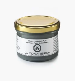 Allbäck Graphite Gray Linseed Oil Paint