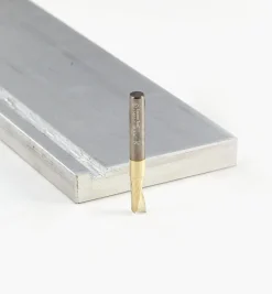 Amana 1/4" CNC Router Bit For Cutting Aluminum