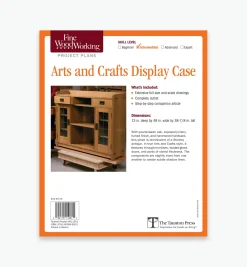 Arts And Crafts Display Case Plan
