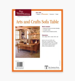 Arts And Crafts Sofa Table Plan