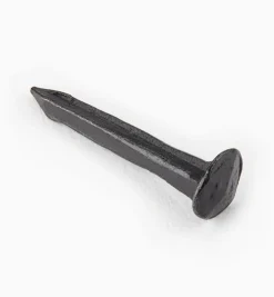 Black Steel Diamond-Head Forged Nails From Clouterie Rivierre