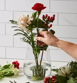 Blue Ribbon Flower Holder