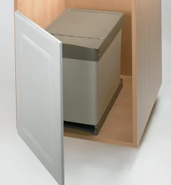 Bottom-Mount Sliding Waste Containers