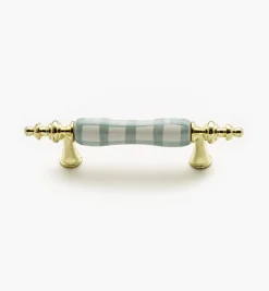 Brass/Ceramic Ornate Pulls