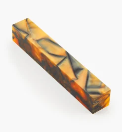 Bronze & Black Acrylic Acetate Pen Blank