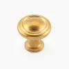 Brusso Brass Ringed Knob