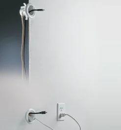 Cable Grommet Kit For Wall-Mounted Electronics