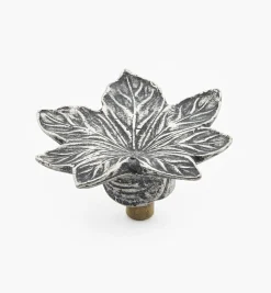 Cast Pewter Maple Leaf Knobs