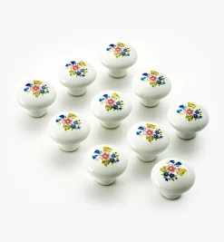 Ceramic Bouquet Knobs