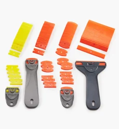 Complete Plastic Razor Blade Scraping Set