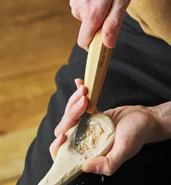 Compound-Curve Spoon Knife