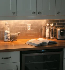 Corner-Mount Channels For LED Tape Lighting