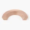 Danish Walnut Semicircular Half-Ring Pull