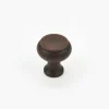 Dark Rust Patterned Knob
