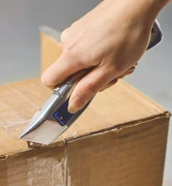 Delphin 2013 Retractable Knife With Holster