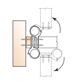 Double-Acting Hinges