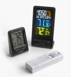 Dual-Display Indoor/Outdoor Weather Station