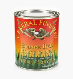 Empire Red General Water-Based Dye Stain