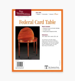 Federal Card Table Plan