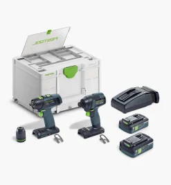 Festool Impact Driver & Drill Set TID18 HPC 4,0I-Set T18