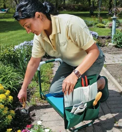 Folding Kneeler Stool & Tool Holder Set