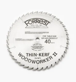 Forrest Woodworker Blades