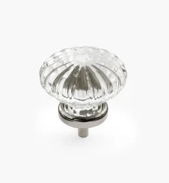 Glass Rosette Knobs