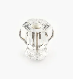 Hexagonal Glass Knob