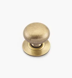 Hollow Brass Knobs With Escutcheons