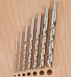 HSS Lipped Imperial Brad-Point Drills