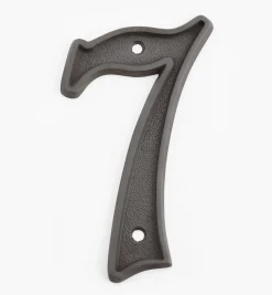 Italic Cast Brass House Numbers