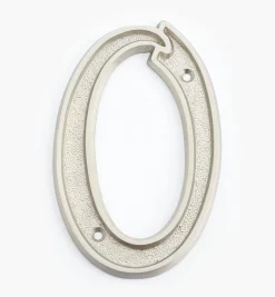 Italic Cast Brass House Numbers