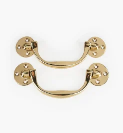 Large Cast Brass Chest Lifting Handles