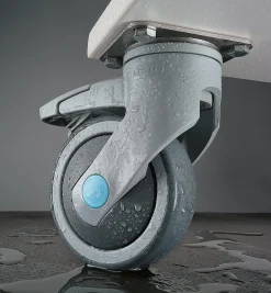 Levina 100mm Stainless-Steel-Plate Caster