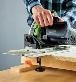 Low-Profile Track-Saw Guide Clamps