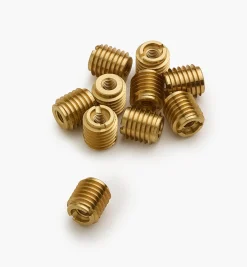 M5-0.8 Brass Knife-Edge Insert Nuts