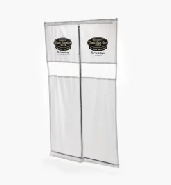 Magnetic Dust-Barrier Door