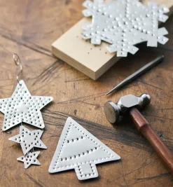 Make It Yourself Pierced-Tin Ornaments Kit