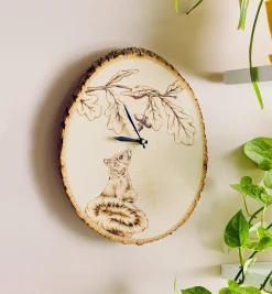 Make It Yourself Pyrography Clock & Coasters Kit