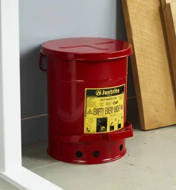 Metal Can For Flammable Waste