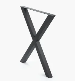 710mm Steel X-Shape Table Leg