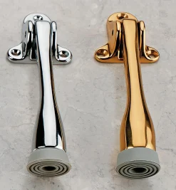 National Manufacturing Solid Brass Kick-Down Doorstops